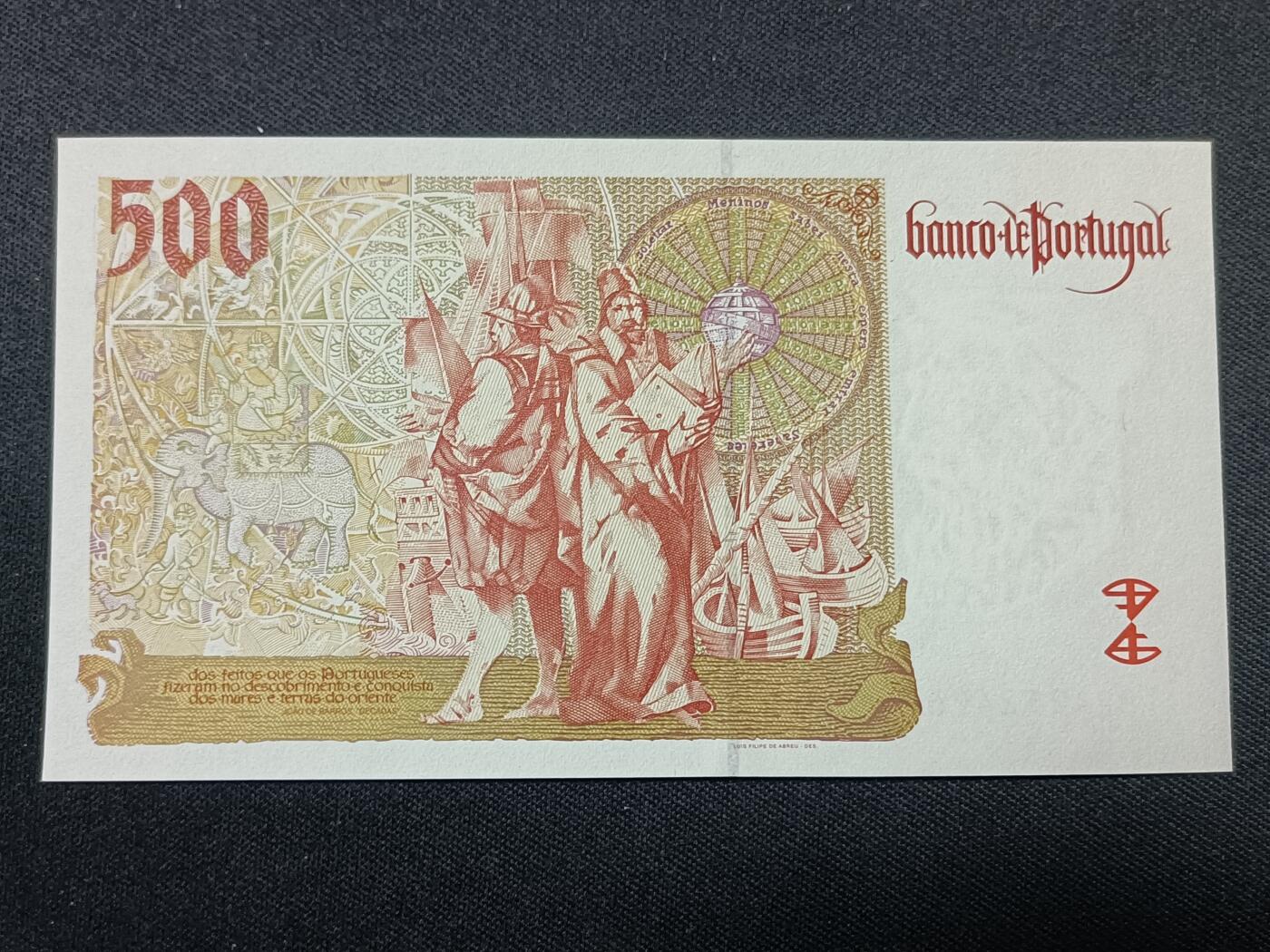 【游宝拍卖】丙午蛇马年第1期 葡萄牙-500埃斯库多【2000年 全新UNC】