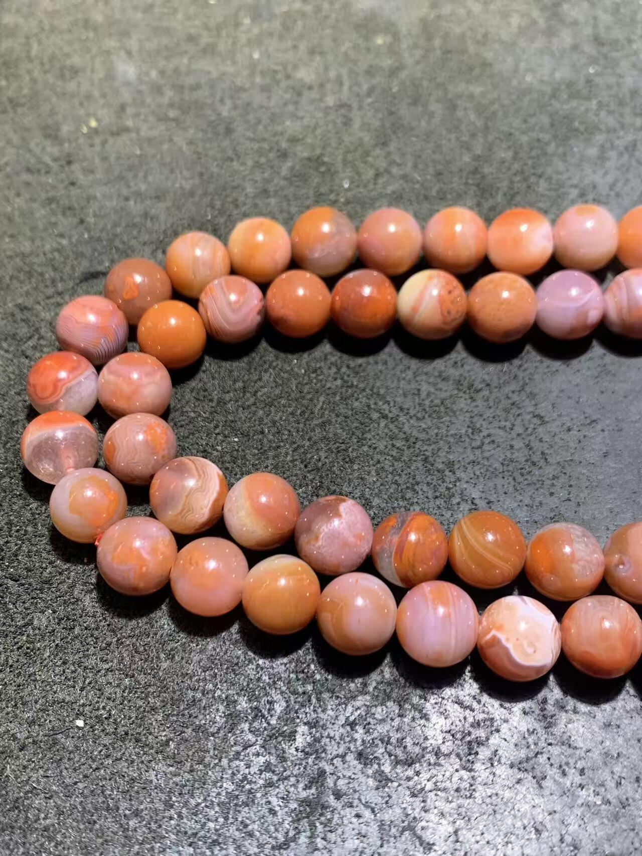 精美川料冰飘冻料南红玛瑙108手串一条