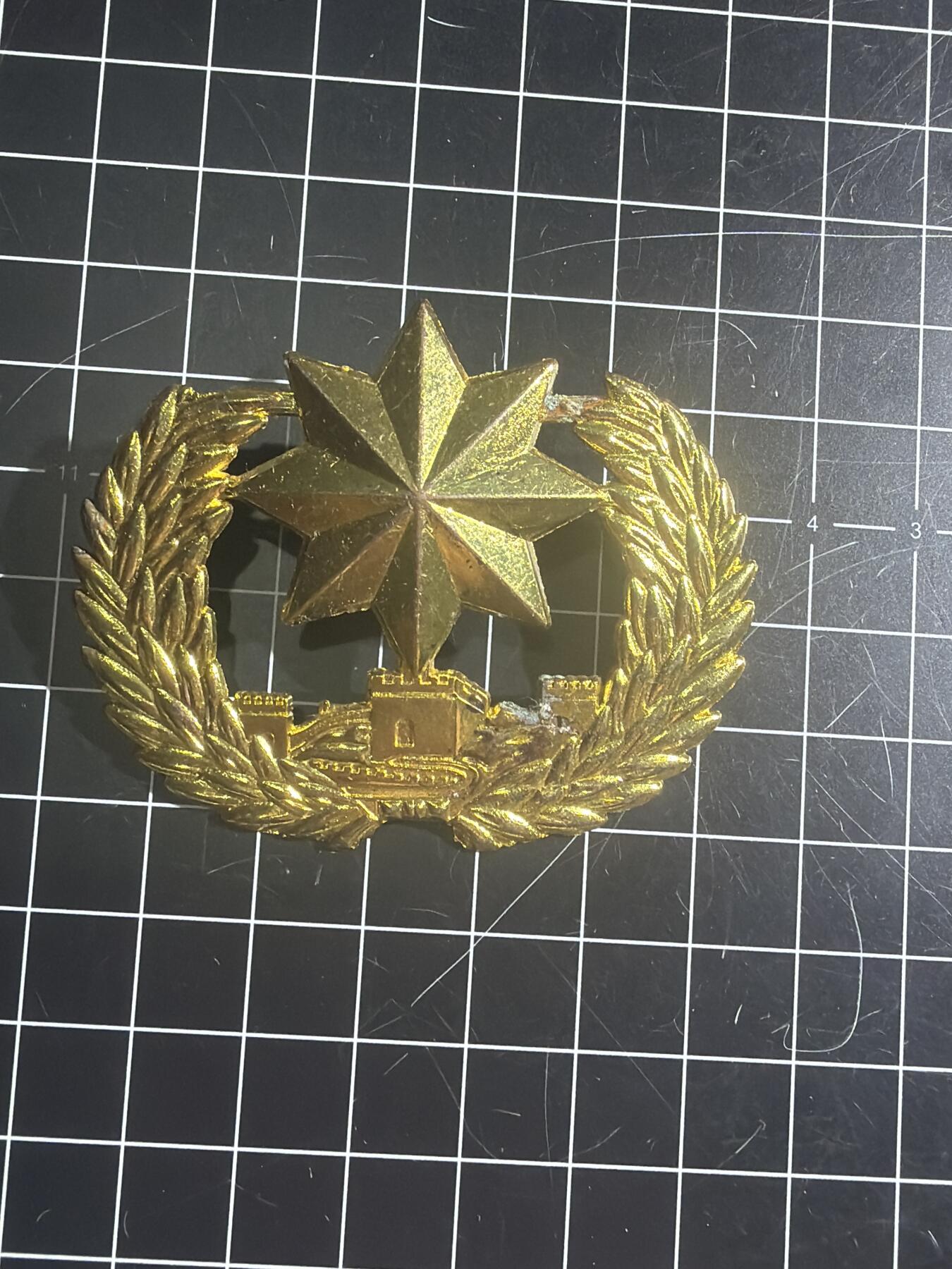 古冰库章牌勋赏收藏第55次拍卖 合金帽徽一个