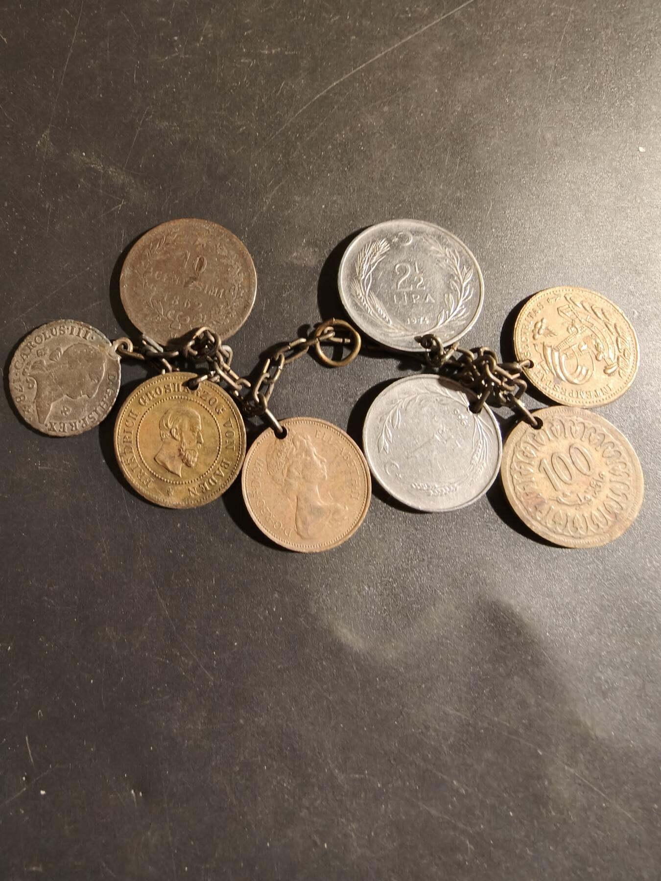 老王徽章第182期 英国、奥斯曼、意大利、德国等铜币串一组