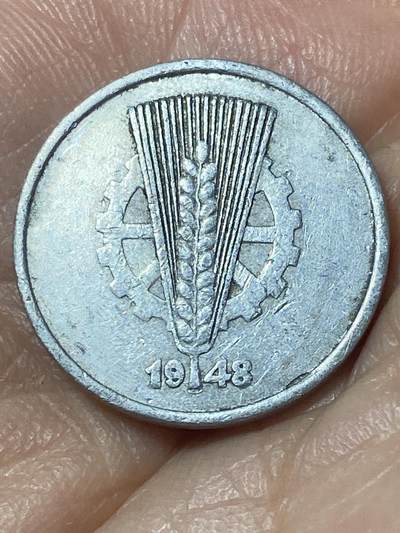 2026年第二十四场(总第一百九十三场）外国好品散币场(免佣金) - 少见–民主德国1948年10芬尼(第一版，A标柏林造)