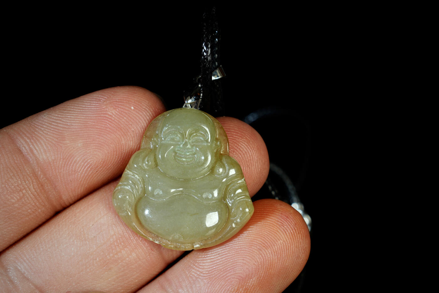 上海都达杂项专场三十一【全场包邮】  天然翡翠（A货）精雕《佛公》挂件89-108