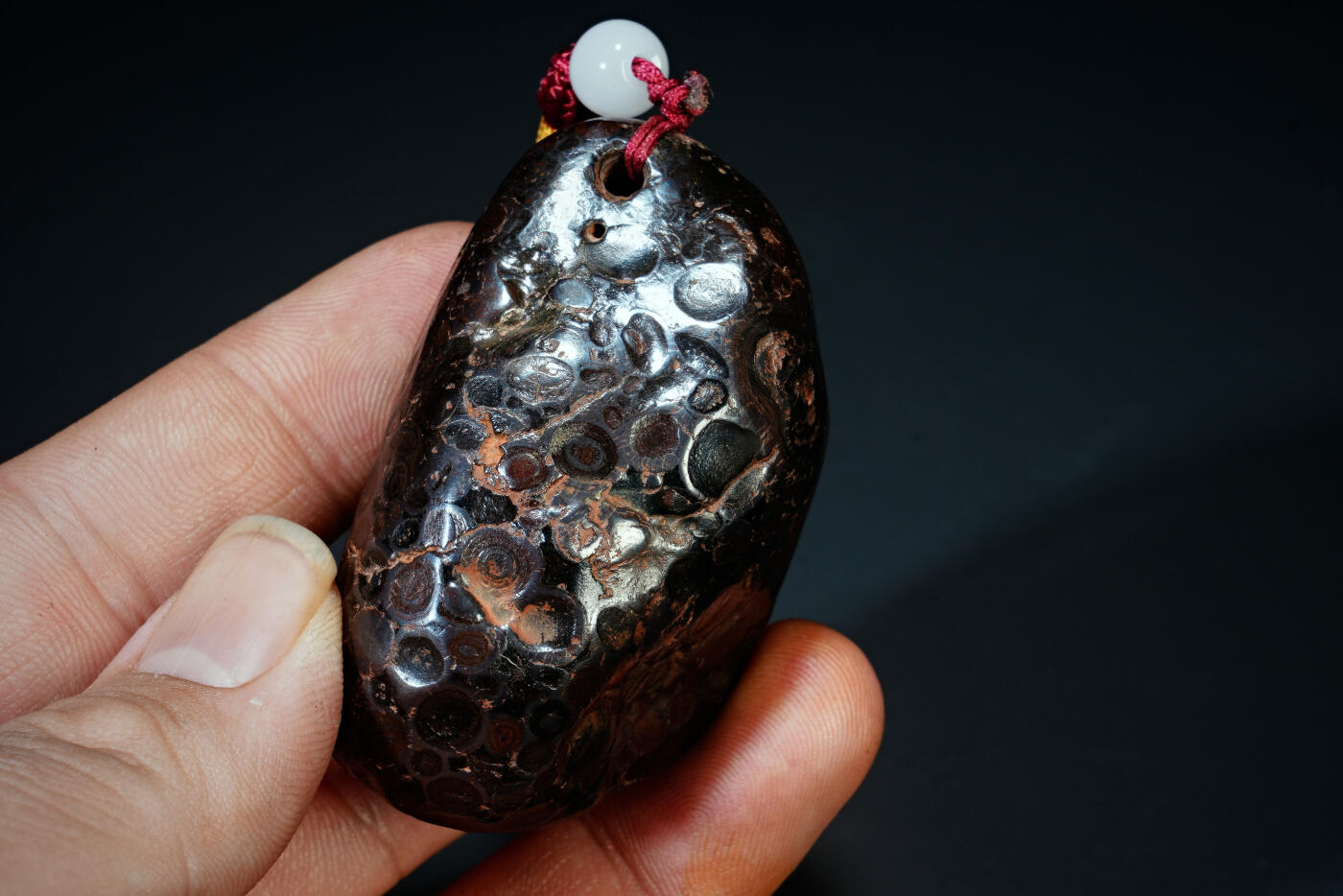 上海都达杂项专场三十一【全场包邮】  陨石手把件89-3