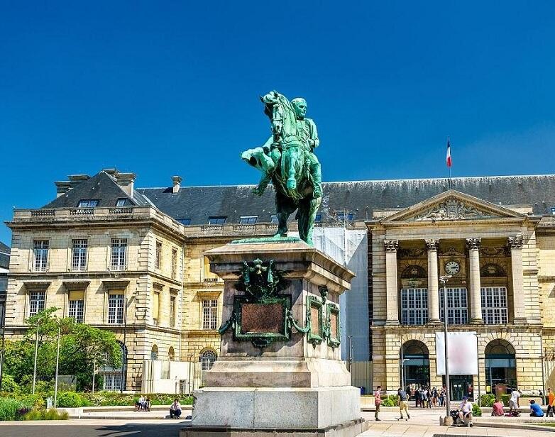 【艺术】法国艺术大章1865年 拿破仑骑马雕像落成 高浮雕精制超大铜章 63MM 108克