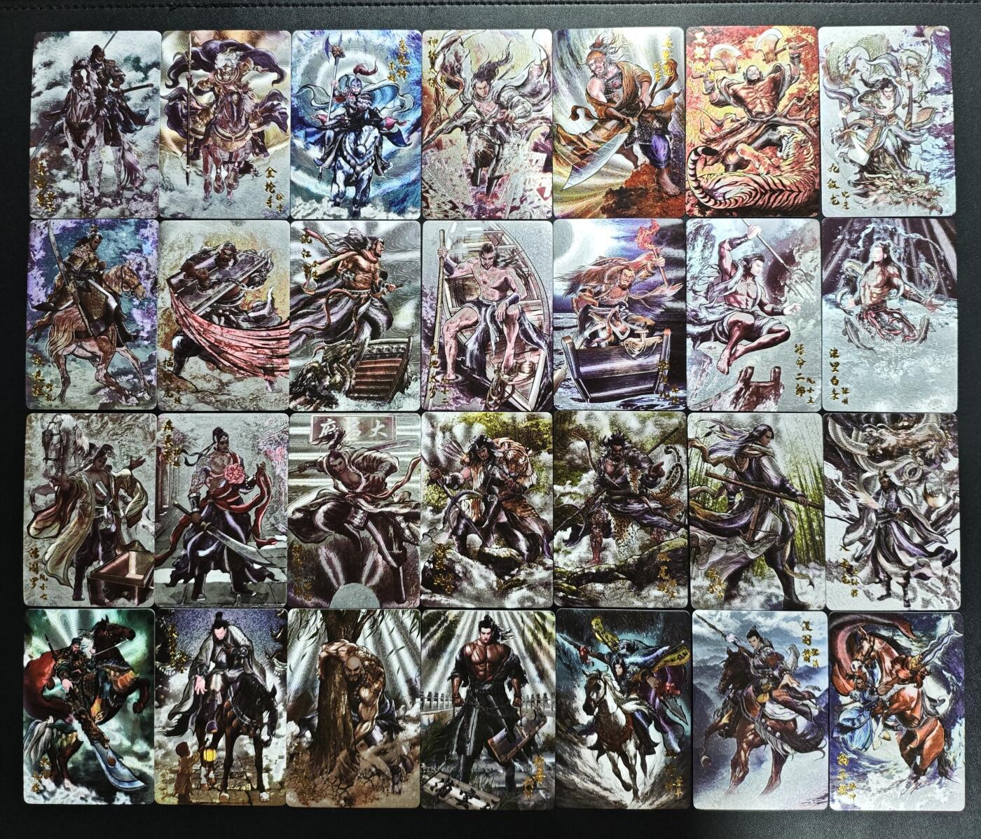 天玑星卡拍第172期《2.23周一截拍》持续收拍收评中 满赠卡需备注 卡德曼 水浒传 张建东 粗闪 128张 一套