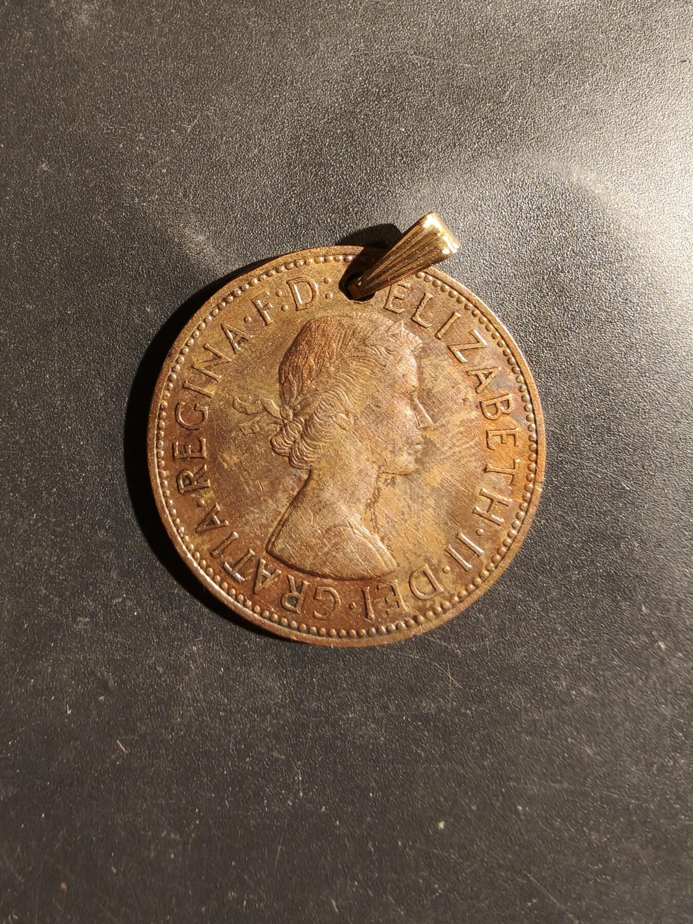 老王徽章第182期 英国1965年1便士铜币