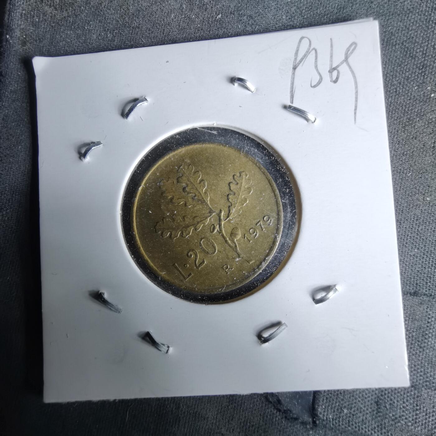 沼泽如烟--第993场 意大利1979年20里拉