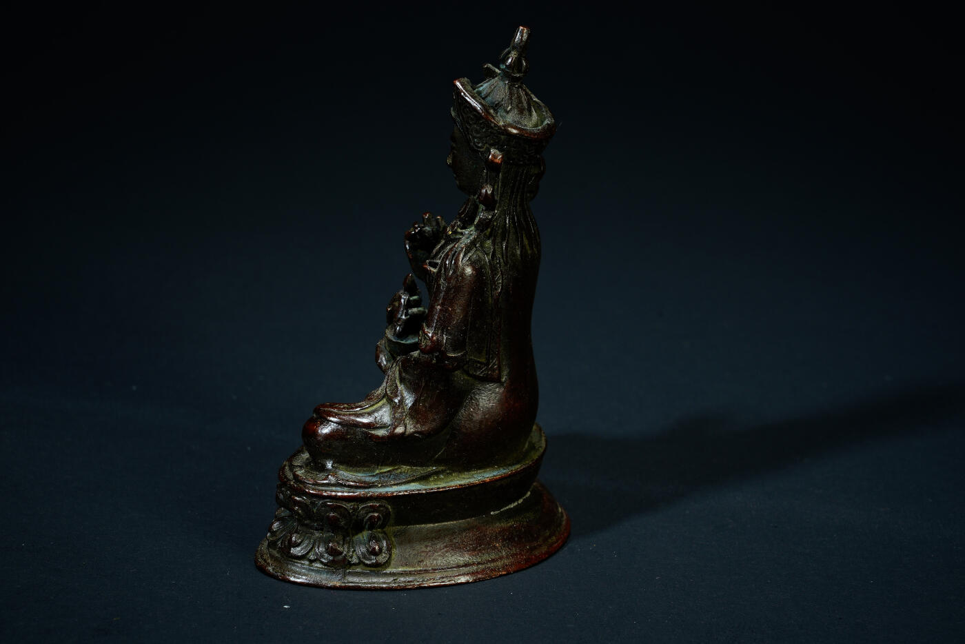 上海都达杂项专场三十一【全场包邮】  尼泊尔铜莲花生大士造像89-59