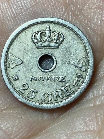 2026年第二十四场(总第一百九十三场）外国好品散币场(免佣金) - 挪威🇳🇴1929年25欧尔(哈康七世第四版)