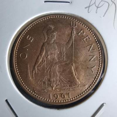 沼泽如烟--第994场 - 英国1961年1便士