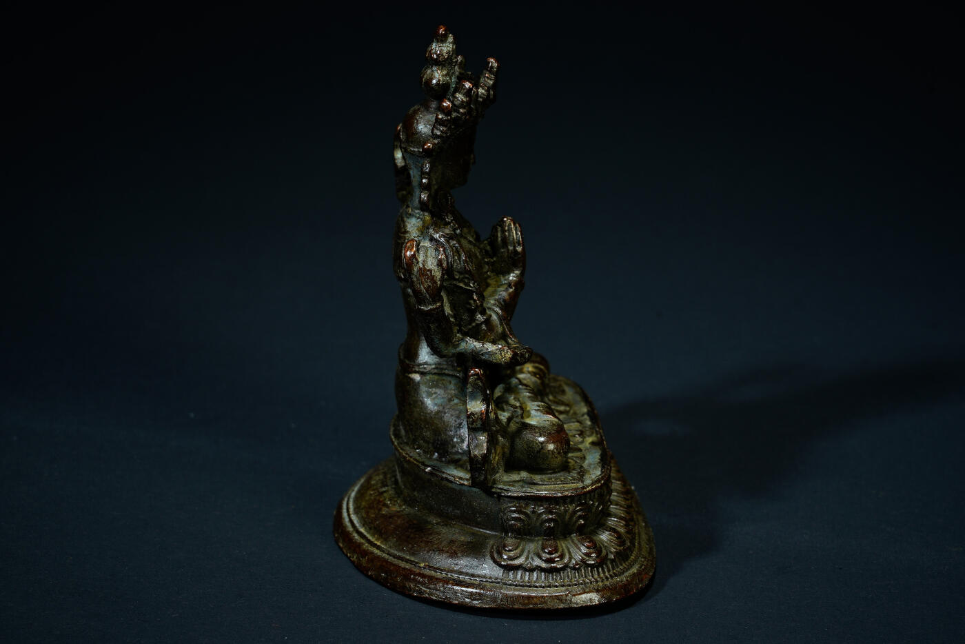 上海都达杂项专场三十一【全场包邮】  尼泊尔铜四臂观音造像89-57