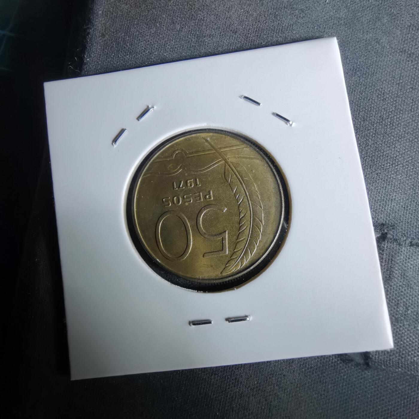 沼泽如烟--第993场 乌拉圭1971年50比索