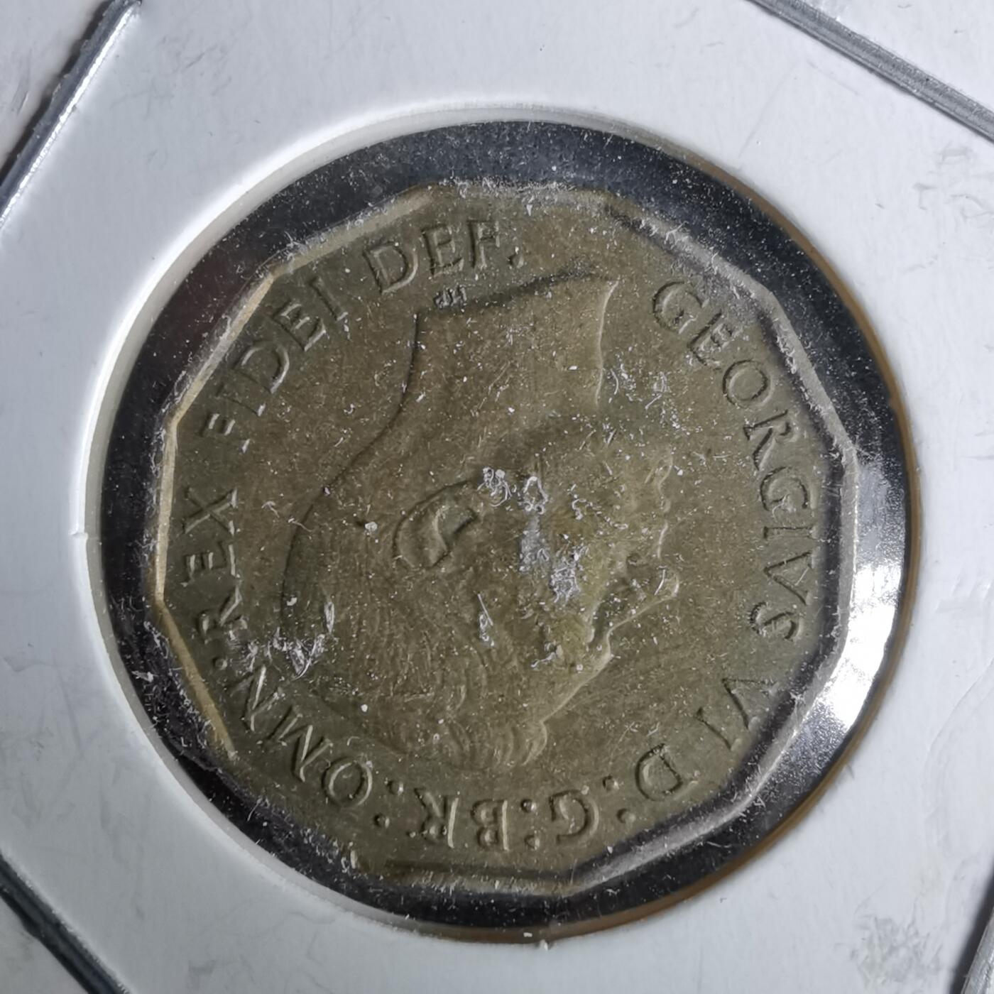 沼泽如烟--第993场 英国1952年3便士