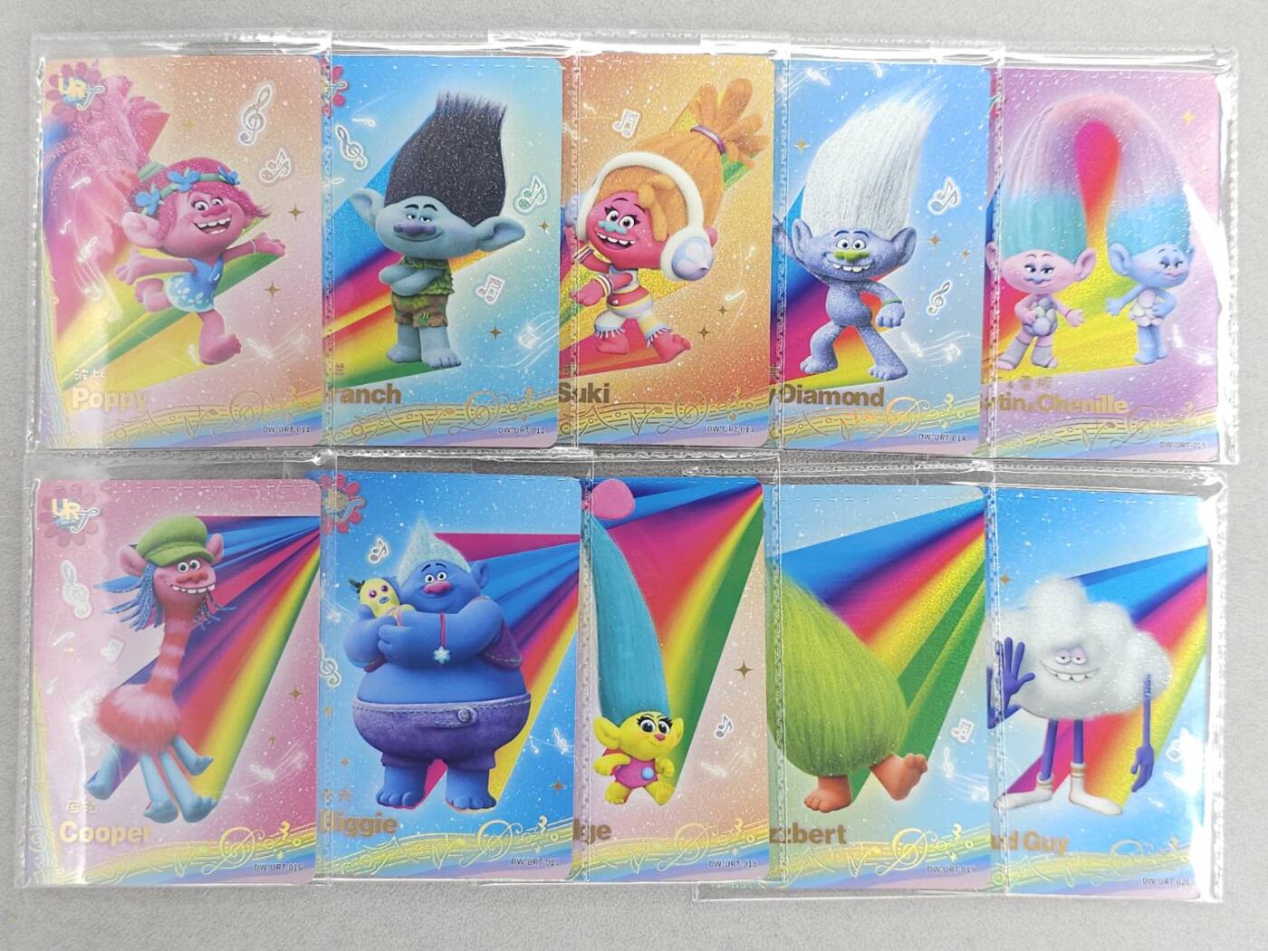 买就送PR！！龙虎卡牌-七六场（满200元包邮，无佣金，每周六结拍，欢迎送拍） 【卡机原膜】10张全 卡游梦工厂第二弹 URT卡位 一套 