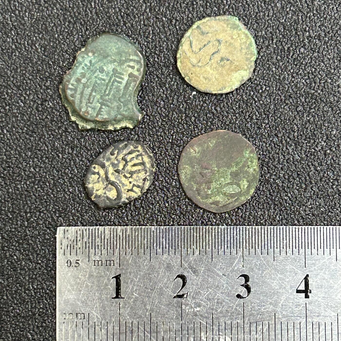 西秦中古拍卖第七十七期 2026马年新春专场 本场拍品年初九发出 丝绸之路 不同国家打制铜币一组4枚 数百年～上千年不等 3号