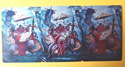 趣卡卡拍No.26期（新年场，马年大吉）（无佣金免手续费，分享成交有奖） - 【三工艺】焱卡文化 问道东方 古月-钟馗三工艺（普卡+折光+浮雕折光）