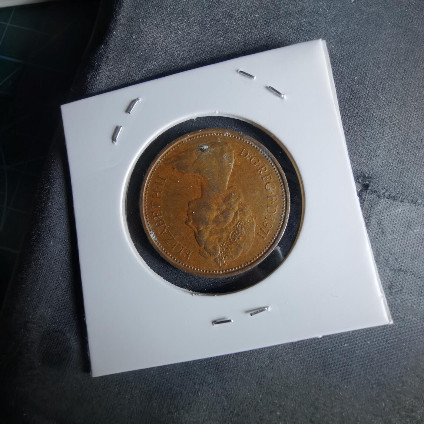 沼泽如烟--第994场 英国1971年2便士