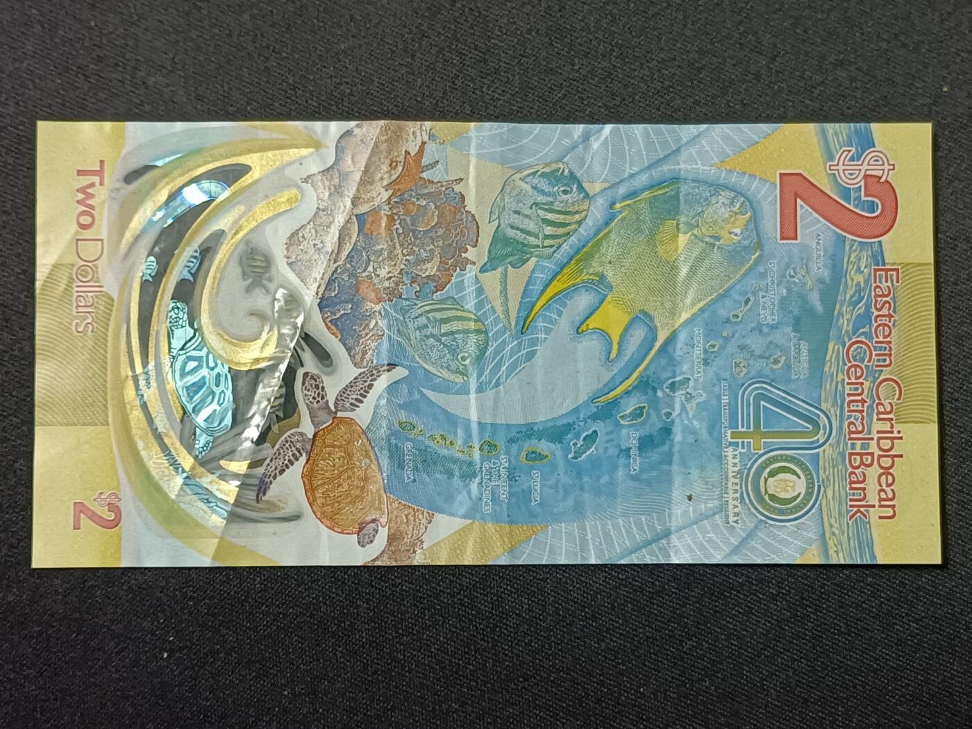 【游宝拍卖】丙午蛇马年第1期 东加勒比-2元【AC冠 流通品相】