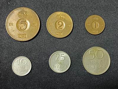 【游宝拍卖】丙午蛇马年第1期 - 瑞典 6枚