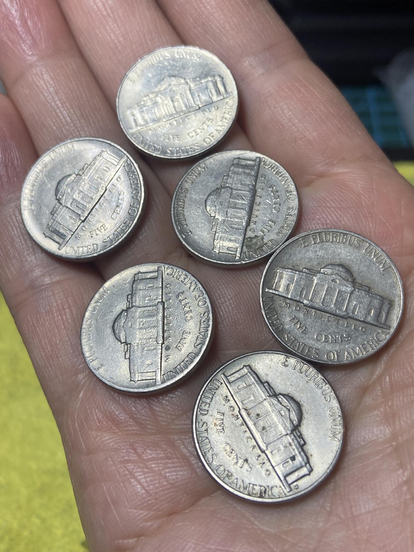 2026年第二十四场(总第一百九十三场）外国好品散币场(免佣金) 美国🇺🇸5分6枚：1964年75年83年95年99年