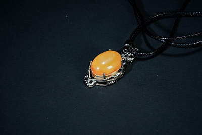 上海都达杂项专场三十一【全场包邮】  - 天然黄玛瑙蛋面挂件89-117