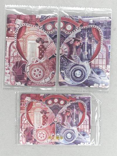 买就送PR！！龙虎卡牌-七六场（满200元包邮，无佣金，每周六结拍，欢迎送拍） - 【原膜】粗闪3张 可可瑞听 沪上繁华双联卡＋合体卡 一套