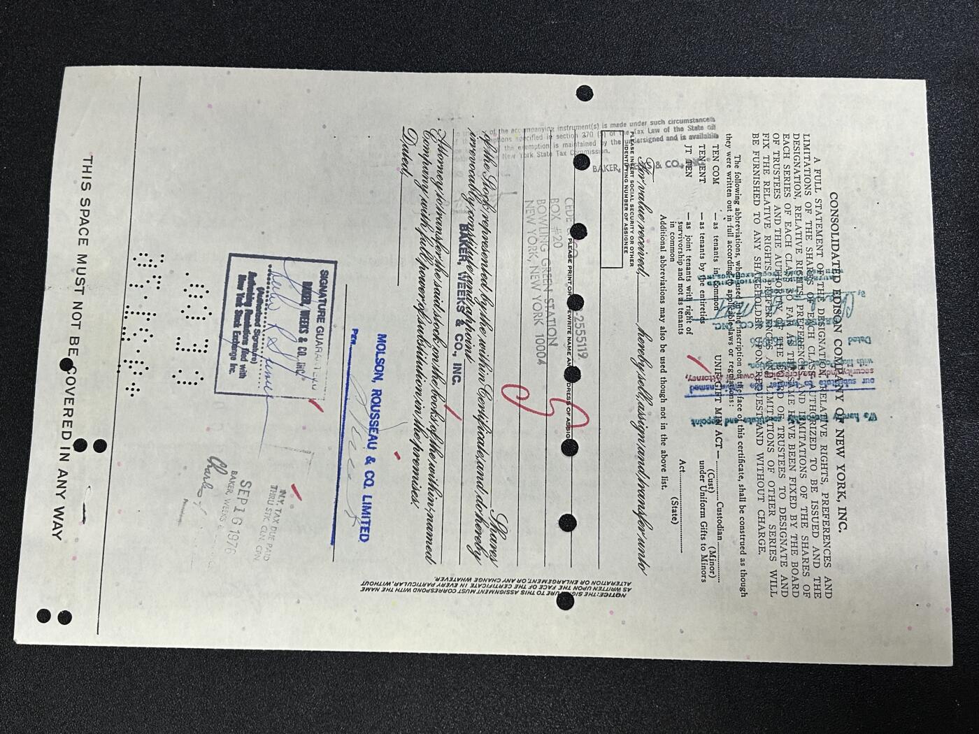 西秦中古拍卖第七十七期 2026马年新春专场 本场拍品年初九发出 美国联合爱迪生老股票