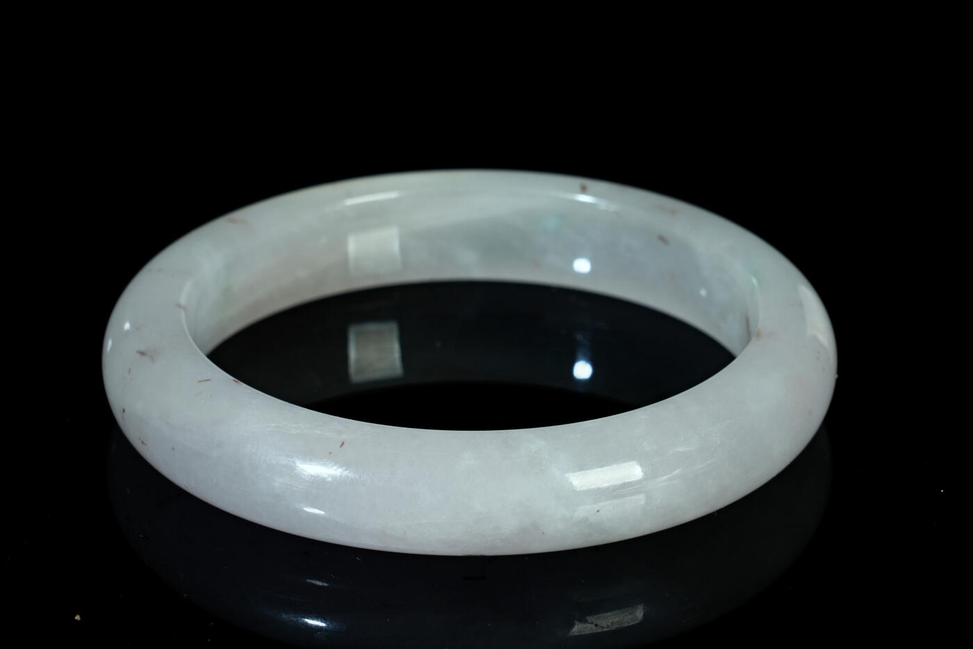 上海都达杂项专场三十一【全场包邮】  天然冰种翡翠 手镯89-46