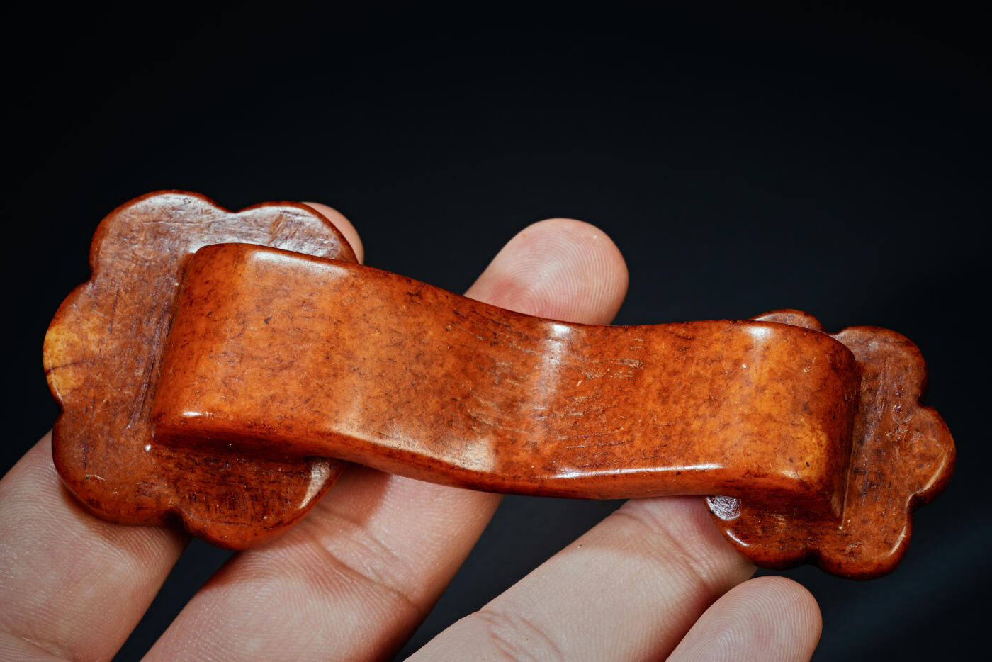 上海都达杂项专场三十一【全场包邮】  古玉玉如意手把件89-75