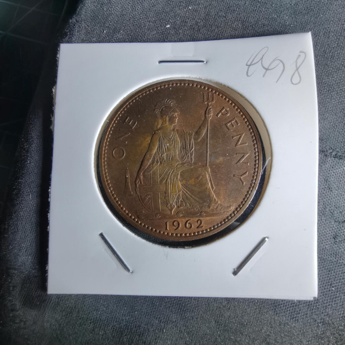 沼泽如烟--第994场 英国1962年1便士