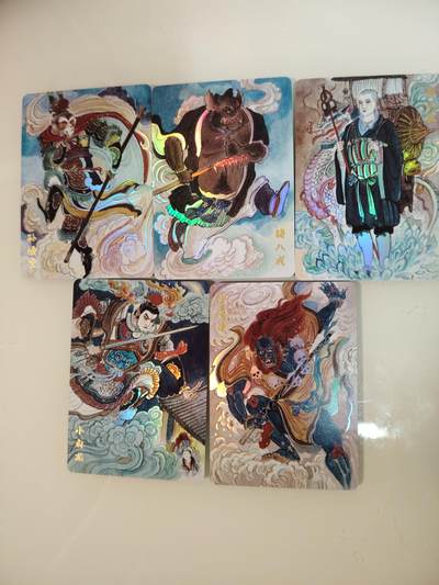 卡牌限时030期专场（22号初六晚21点截拍） - 超吉梦-天命封神-师徒五人彩闪小套