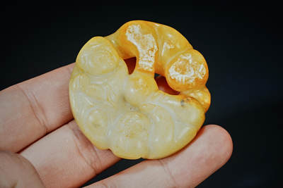 上海都达杂项专场三十一【全场包邮】  - 古玉多子多福挂件89-80