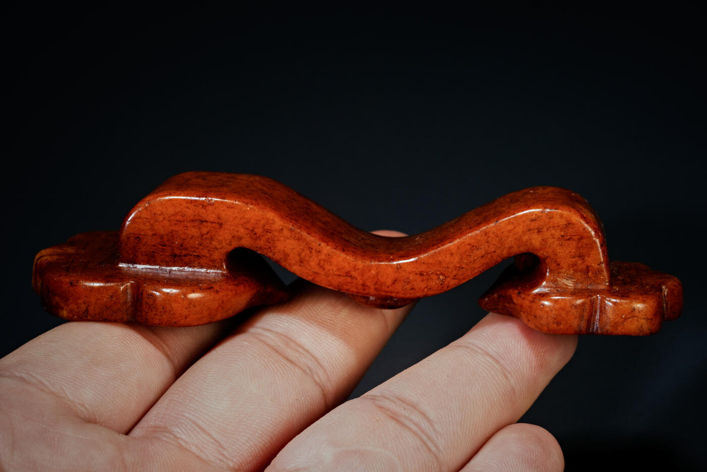 上海都达杂项专场三十一【全场包邮】  古玉玉如意手把件89-75