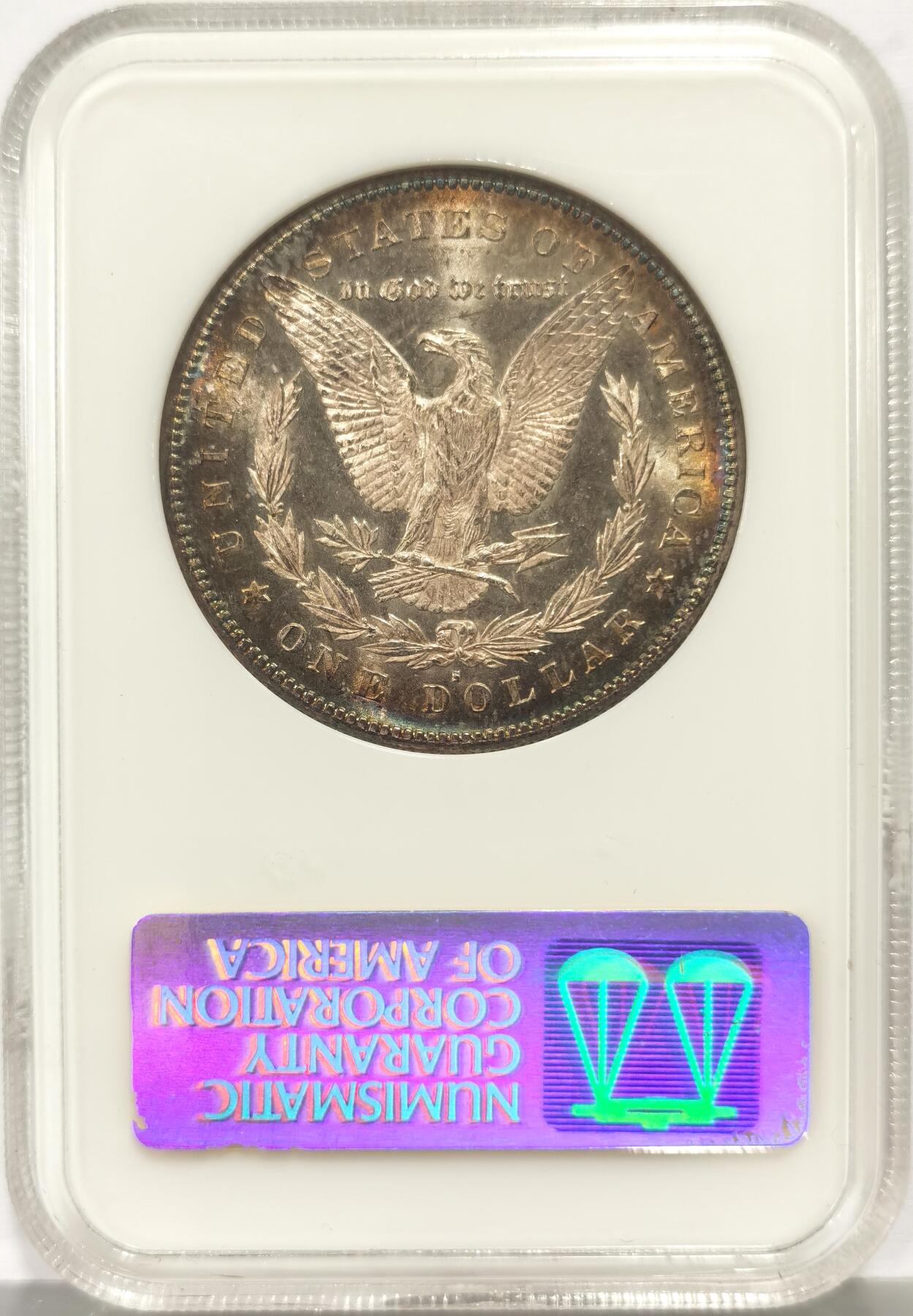 博洋堂蛇年收官专场暨第161期（全场包邮） NGC MS64PL 美国1878 S 摩根 OH 麦稀奇首见高分稀有品种 首年摩根的极其稀有类镜面版别 币面霜感十足 鹰面环状五彩 极为绚丽 老盒严评 一枚即毕业 极其难得的收藏品