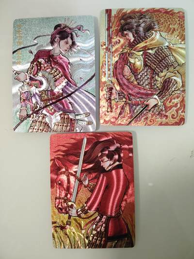 卡牌限时030期专场（22号初六晚21点截拍） - 超吉梦-白影绘-花木兰 扈三娘 赵云 同编号粗闪3张