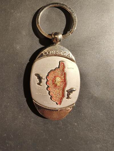 老王徽章第182期 - 法国科西嘉岛钥匙扣
