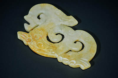 上海都达杂项专场三十一【全场包邮】  - 古玉龙形玉佩89-78