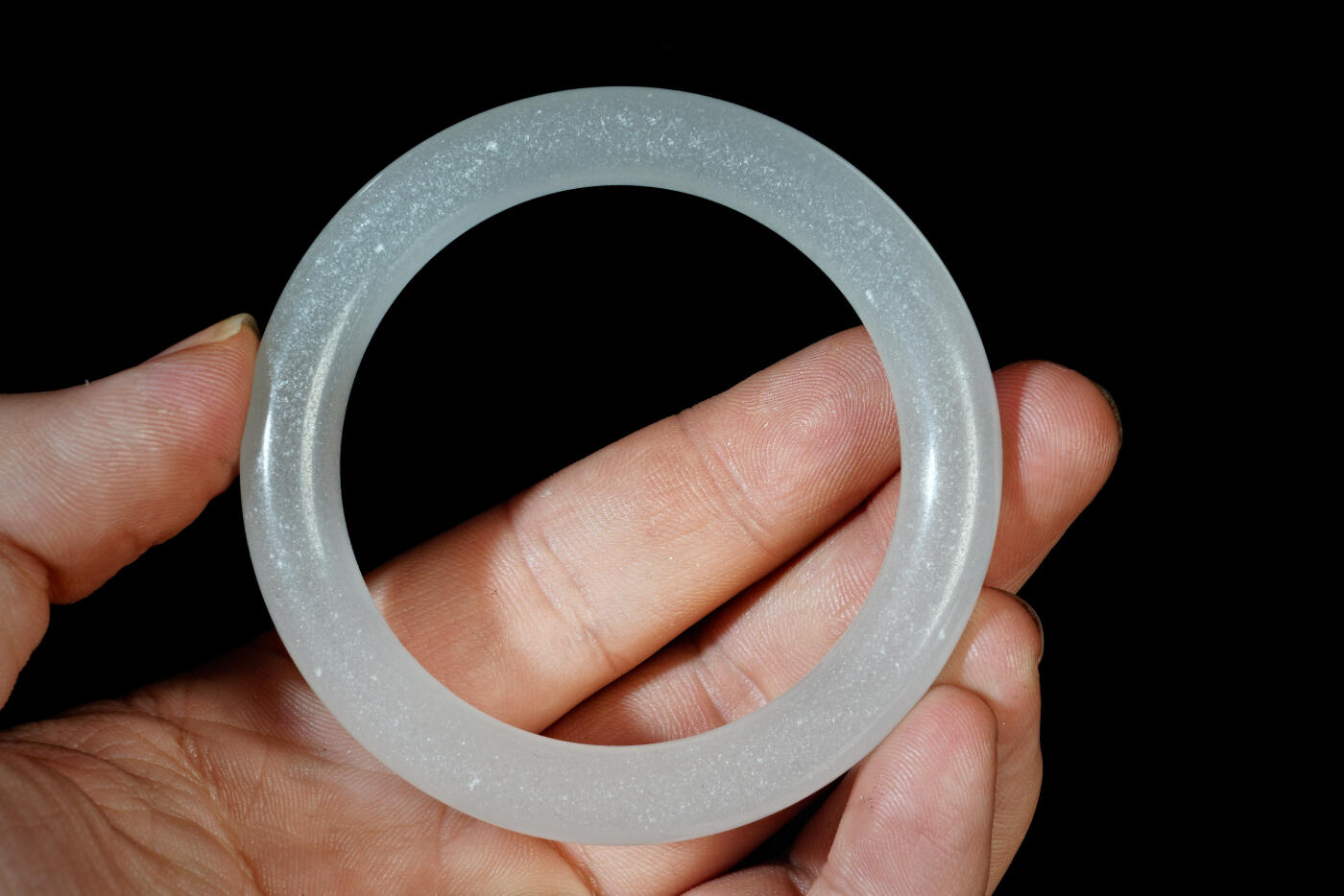 上海都达杂项专场三十一【全场包邮】  金丝玉 圆条手镯89-50