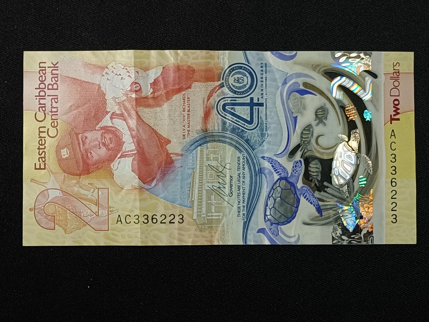 【游宝拍卖】丙午蛇马年第1期 东加勒比-2元【AC冠 流通品相】