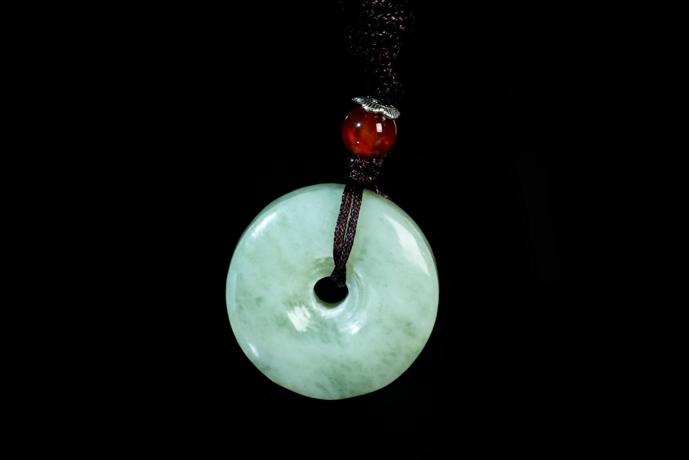 上海都达杂项专场三十一【全场包邮】  天然岫玉飘绿花平安扣89-118