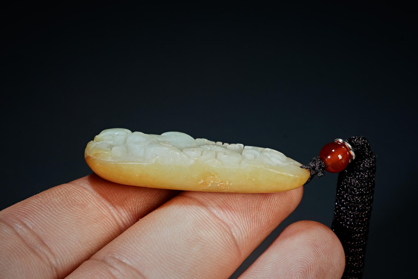 上海都达杂项专场三十一【全场包邮】  天然和田玉精雕《鼠你有钱》挂件89-97