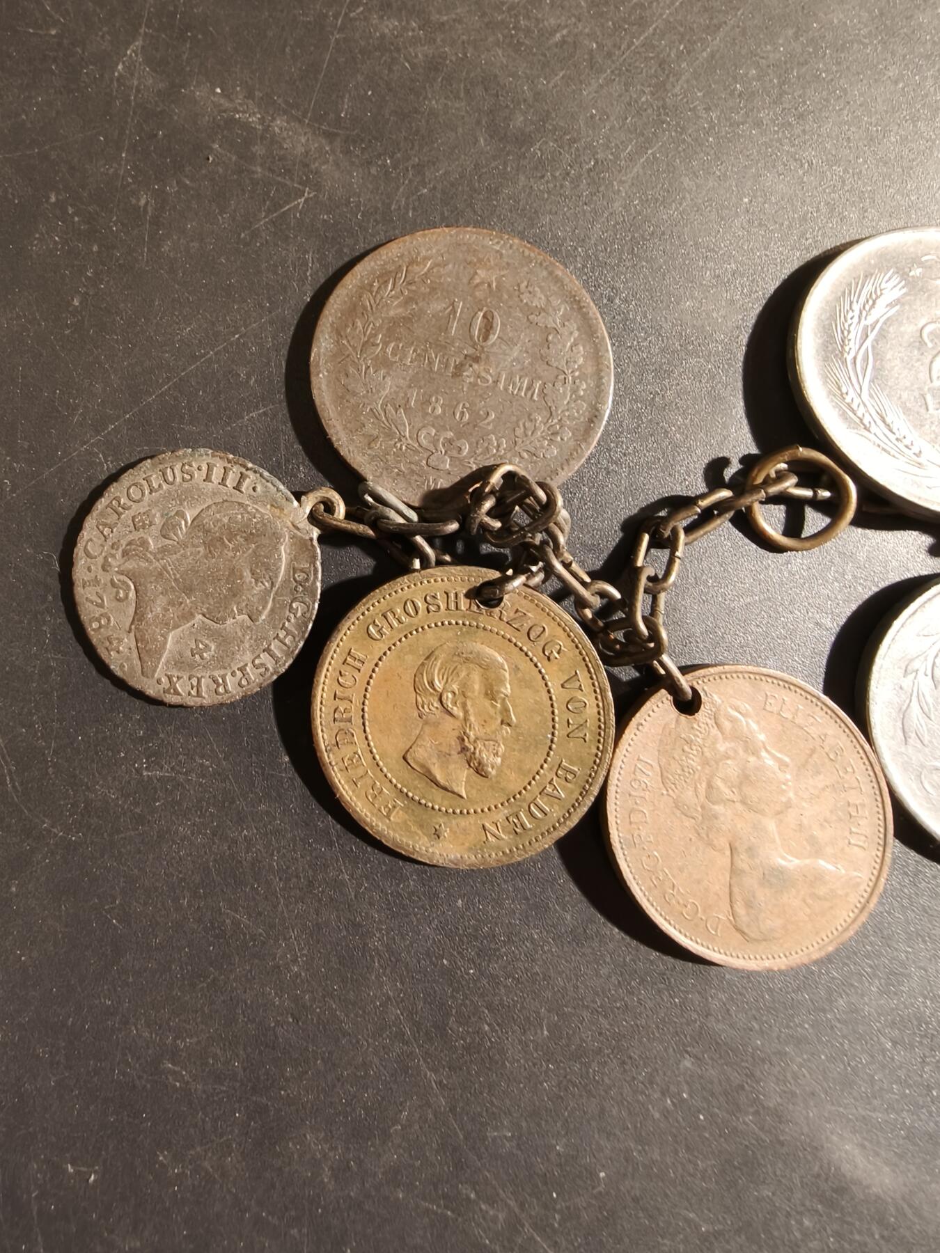 老王徽章第182期 英国、奥斯曼、意大利、德国等铜币串一组