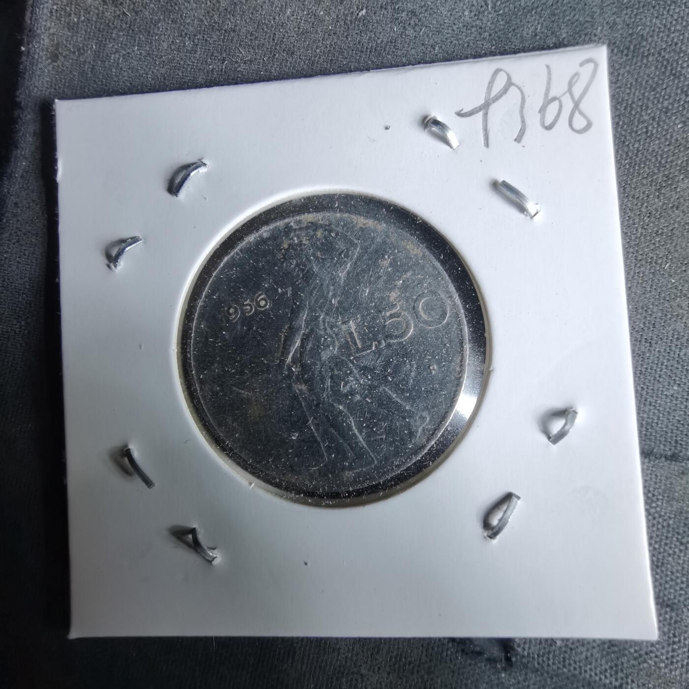 沼泽如烟--第993场 意大利1956年50里拉