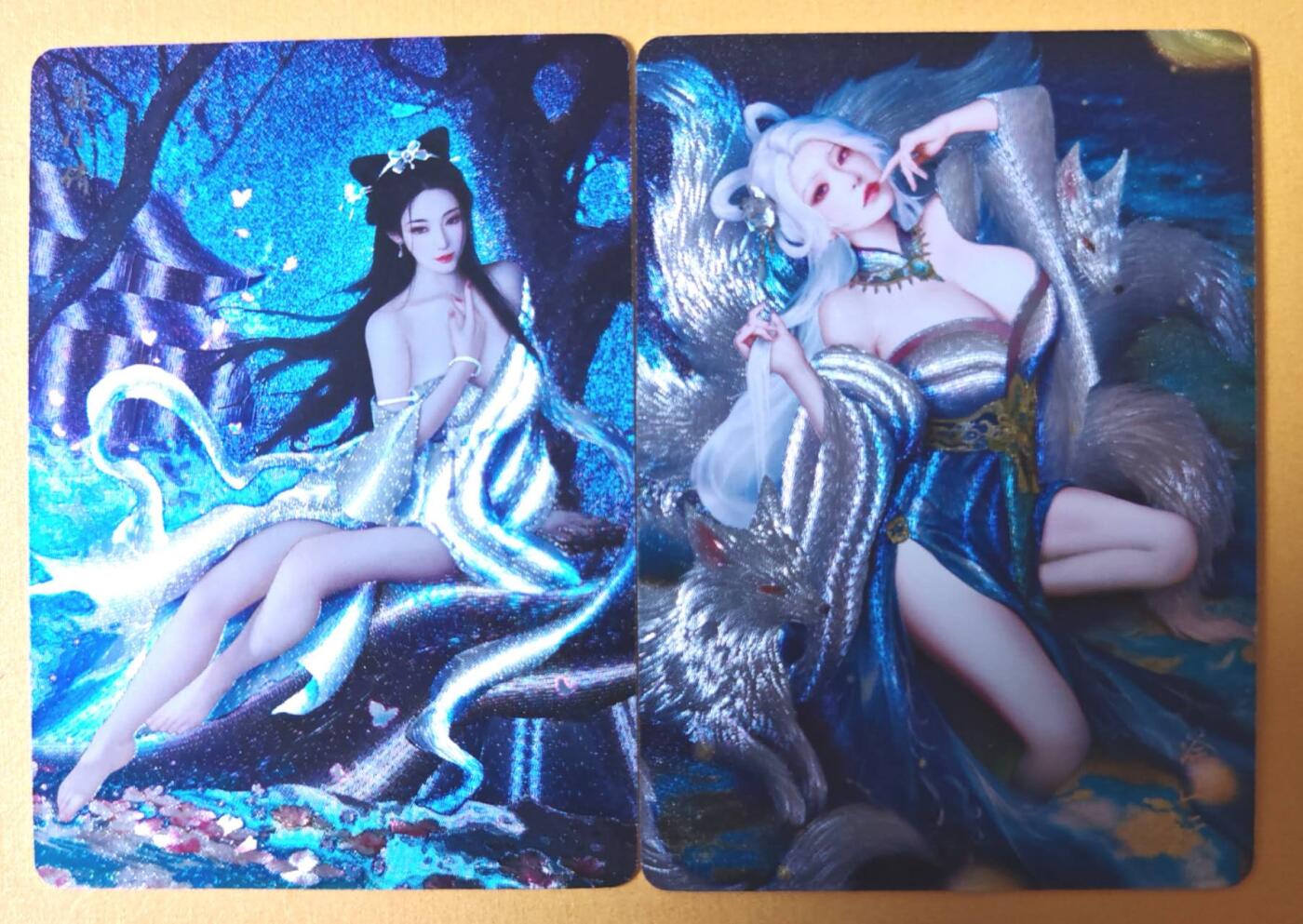 趣卡卡拍No.26期（新年场，马年大吉）（无佣金免手续费，分享成交有奖） 【粗闪】焱卡文化 问道东方 粗闪-灰与-涂山氏+聂小倩