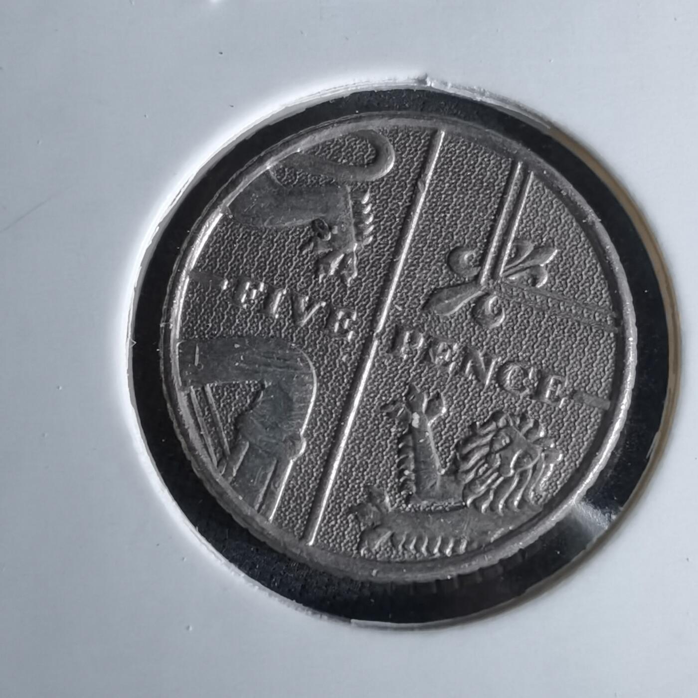 沼泽如烟--第994场 英国2008年5便士