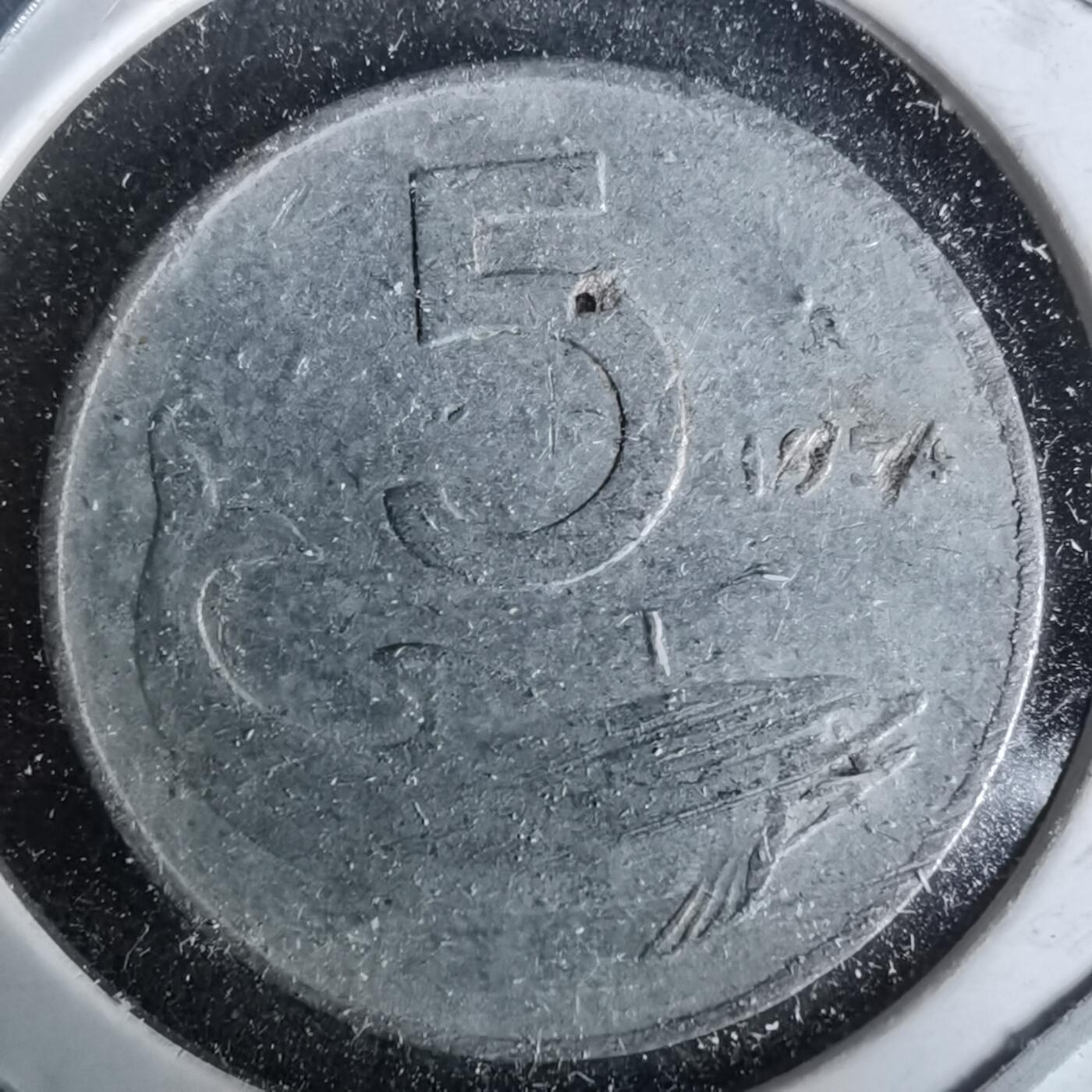 沼泽如烟--第993场 意大利1954年5里拉