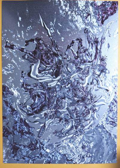 趣卡卡拍No.26期（新年场，马年大吉）（无佣金免手续费，分享成交有奖） - 【A4粗闪】百里卡牌-港漫水浒-A4-夏伟义 五虎下梁山粗闪