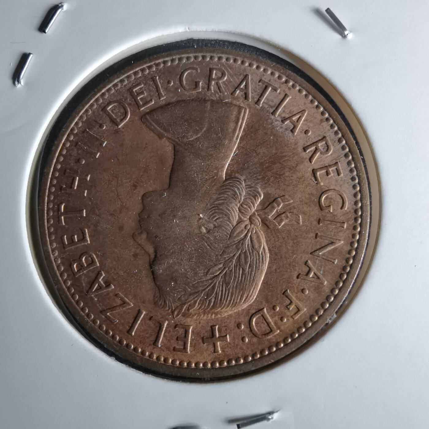 沼泽如烟--第994场 英国1961年1便士