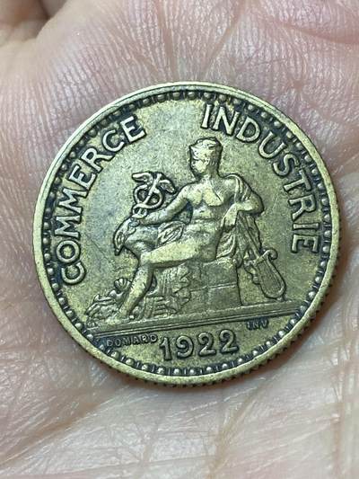 2026年第二十五场(总第一百九十四场）外国好品散币场(免佣金) - 法兰西第三共和国1922年1法郎