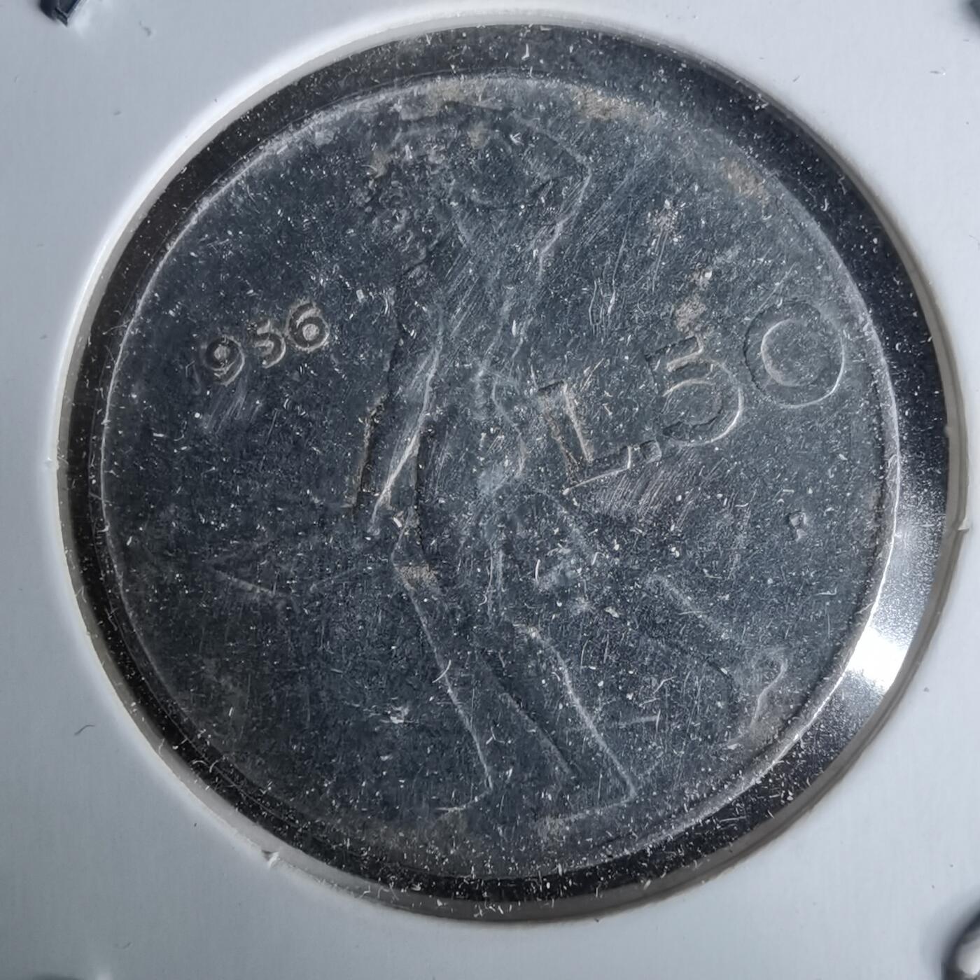 沼泽如烟--第993场 意大利1956年50里拉